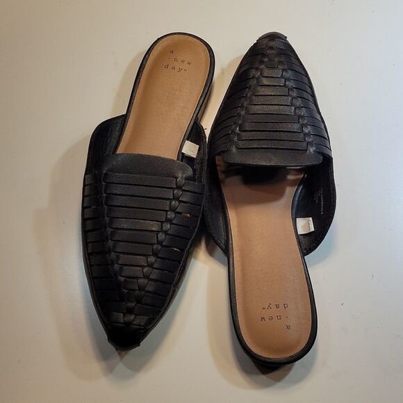 A.NEW DAY POINTED TOE WOMEN"S MULES SHOE - Picture 6 of 16